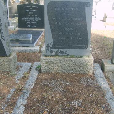 ROUX M.R.A. Catherina 1885-1963