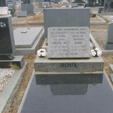ROUX Pieter H. 1914-1981 &amp; Essie 1929-2010
