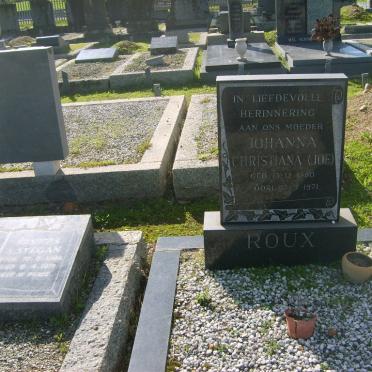ROUX Johanna Christiana 1890-1971