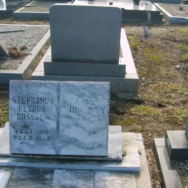 ROSSOUW Stephanus Petrus 1919-1985