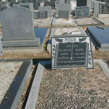 ROUX Marie 1943-1978