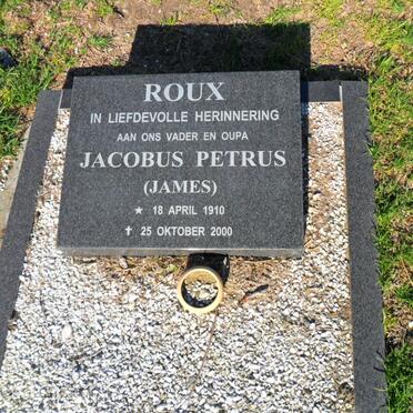 ROUX Jacobus Petrus 1910-2000