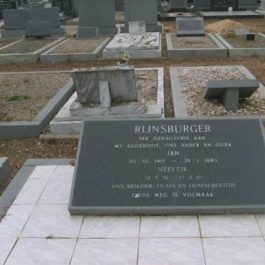 RIJNSBURGER Jan 1917-1983 &amp; Neeltje 1920-2001