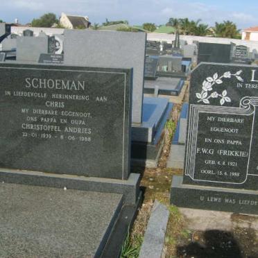 SCHOEMAN Christoffel Andries 1939-1988