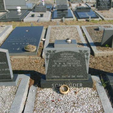 SCHREUDER N.W.A. 1925-1976