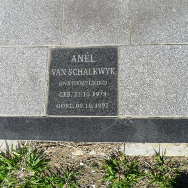 SCHALKWYK Anél, van 1975-1997