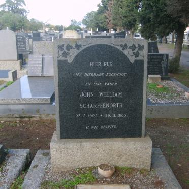SCHARFFENORTH John William 1902-1965