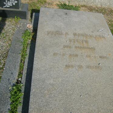 STEYN Rahila Magdalena nee MORRISON 1890-1974