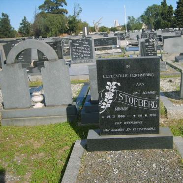 STOFBERG Minnie 1886-1970