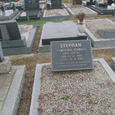 STEPHAN Carolina nee STEYN 1888-1983