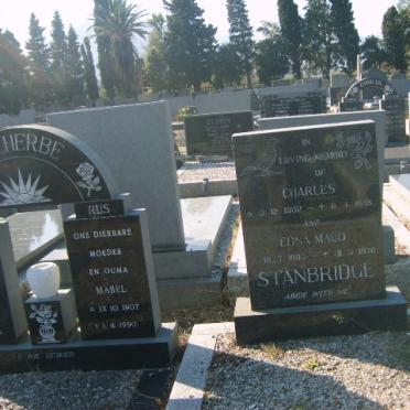 STANBRIDGE Charles 1902-1975 &amp; Edna Maud 1903-1978