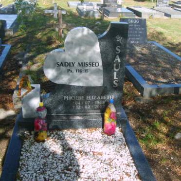 SAULS Phoebe Elizabeth 1945-2002