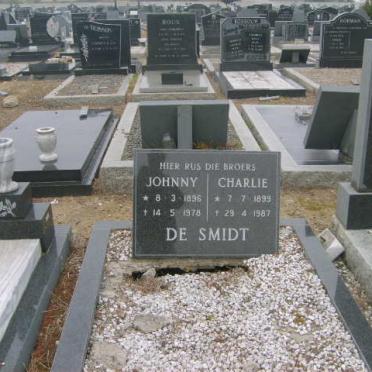SMIDT Johnny, de 1896-1978 :: DE SMIDT Charlie 1899-1987