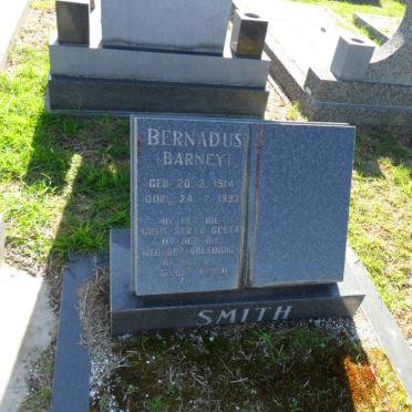 SMITH Barnardus 1914-1993