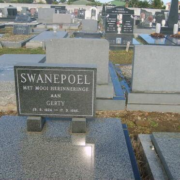 SWANEPOEL Gerty 1924-1986