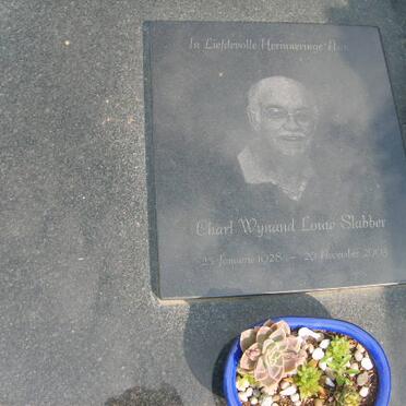 SLABBER Charl Wynand Lucas 1928-2003