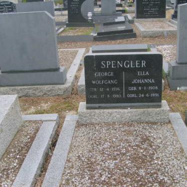 SPENGLER George Wolfgang 1896-1980 &amp; Ella Johanna 1908-1991