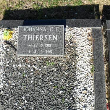 THIERSEN Johanna C.E. 1915-1995