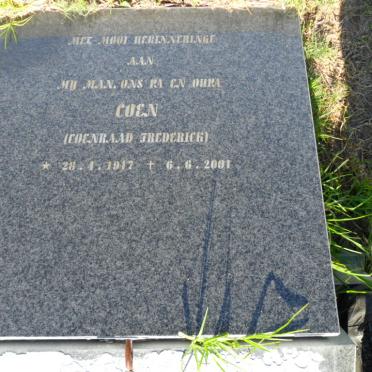 ? Coenraad Frederick 1917-2001