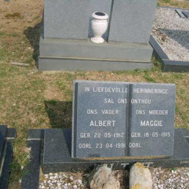 ?T?T Albert 1912-1991 &amp; Maggie 1915-