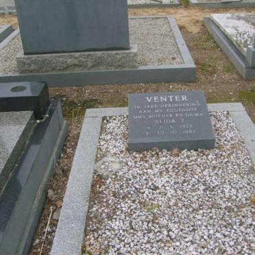 VENTER Alida J. 1924-1982