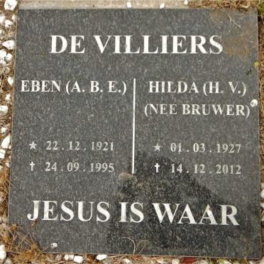 VILLIERS A.B.E., de 1921-1995 &amp; H.V. BRUWER 1927-2012