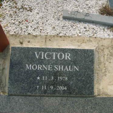 VICTOR Morné Shaun 1978-2004