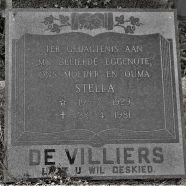 VILLIERS Stella, de 1929-1981