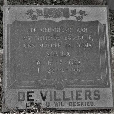 VILLIERS Stella, de 1929-1981