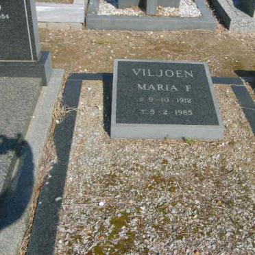 VILJOEN Maria F. 1912-1985