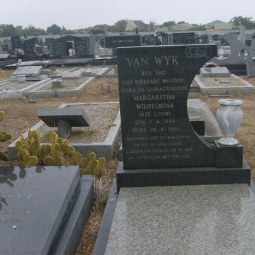 WYK Margaretha Wilhelmina, van nee LOUW 1888-1982