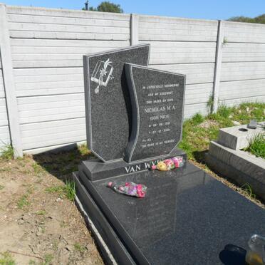 WYK Nicholas M.A., van 1931-2001