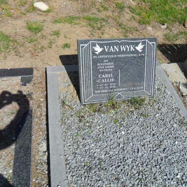 WYK Carel, van 1928-2002