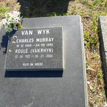 WYK Charles Murray, van 1909-1995 &amp; Roulé VAN RHYN 1922-2004