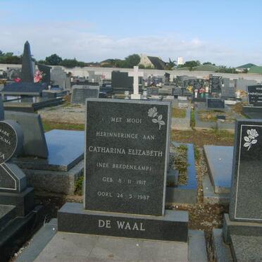 WAAL Catharina Elizabeth, de nee BREDENKAMP 1917-1987