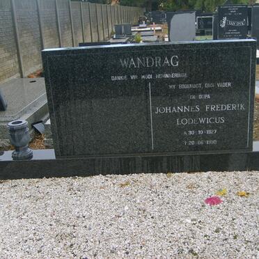 WANDRAG Johannes Frederik Lodewicus 1927-1999