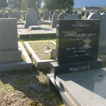 WAGNER Andries Georg Johan 1889-1972 &amp; Rachel Catharina SNYMAN 1900-1983
