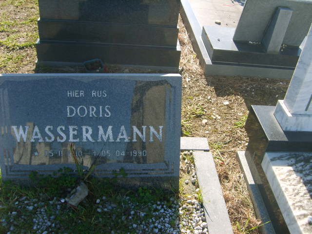 WASSERMANN Doris 1910-1990