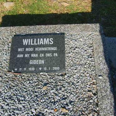 WILLIAMS Gideon 1939-2000