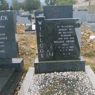 WILLCOX William Henry 1913-1977