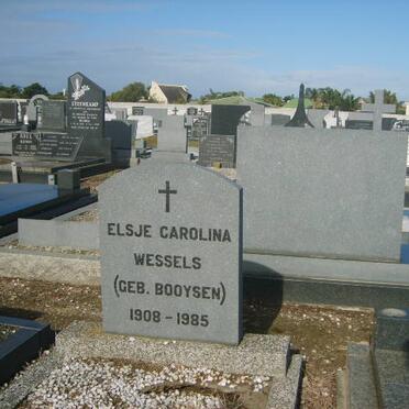 WESSELS Elsje Carolina nee BOOYSEN 1908-1985