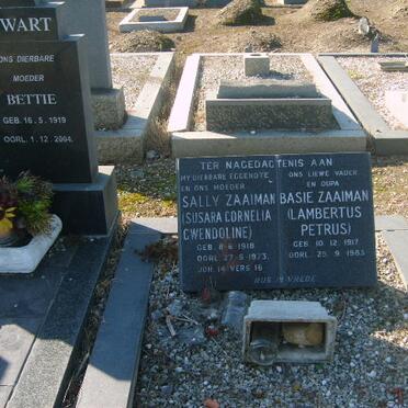 ZAAIMAN Lambertus Petrus 1917-1983 &amp; Susara Cornelia Gwendoline 1918-1973
