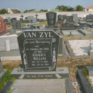 ZYL Andries Willem, van 1930-1990