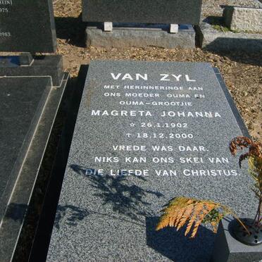 ZYL Margreta Johanna, van 1902-2000