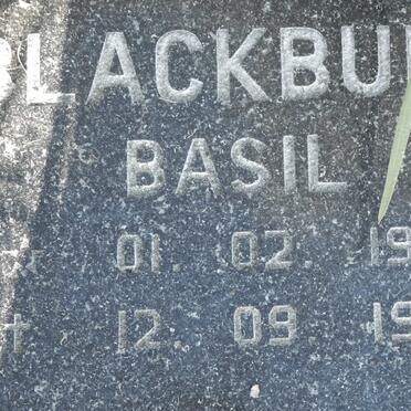 BLACKBURN Basil 1922-1993