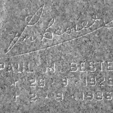 BESTER Paul M. 1928-1986