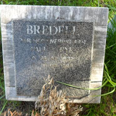 BREDELL Paul Ryk 1932-1994