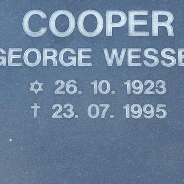 COOPER George Wessel 1923-1995