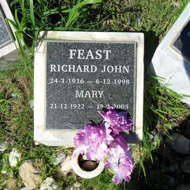 FEAST Richard John 1916-1998 &amp; Mary 1922-2005