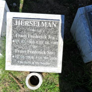 HERSELMAN Frans Frederick 1969-1998 :: HERSELMAN Frans Frederick 1926-2006